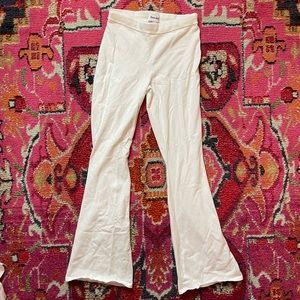 White Lounge Pants Aritzia